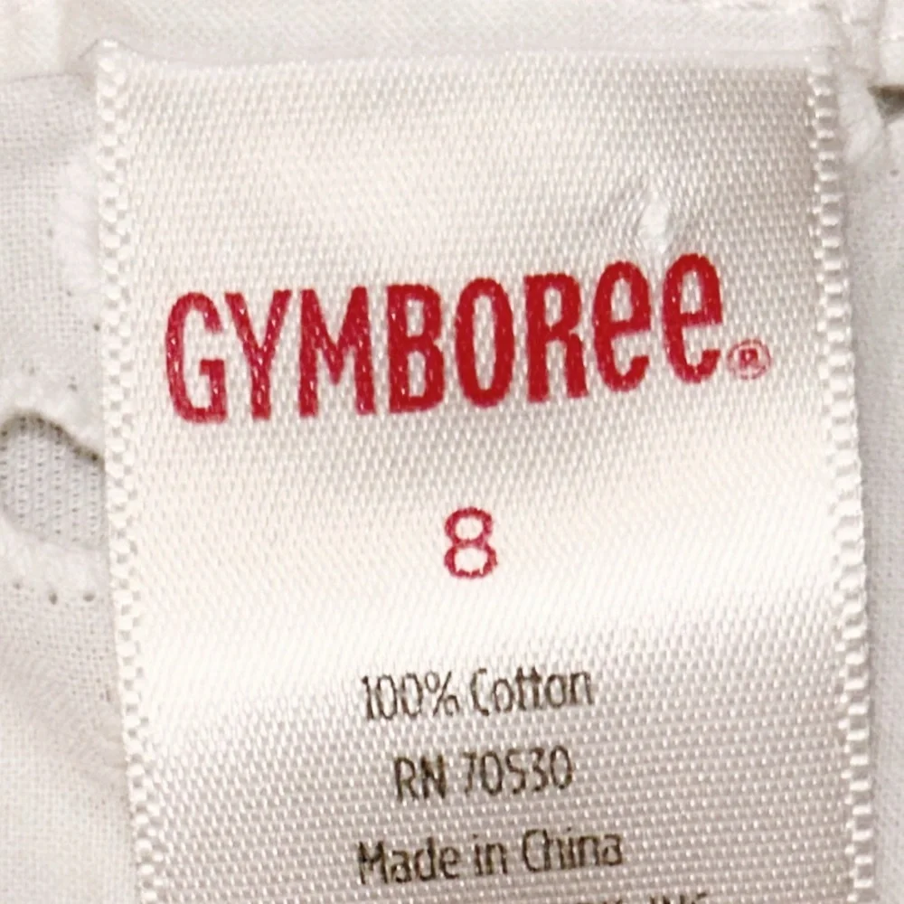 GYMBOREE Girl's White Eyelet Swim Cover-Up Size 8